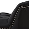 Baxton Studio Chandelle Luxe Black Velvet Upholstered Bench 146-8346 - alternate 2